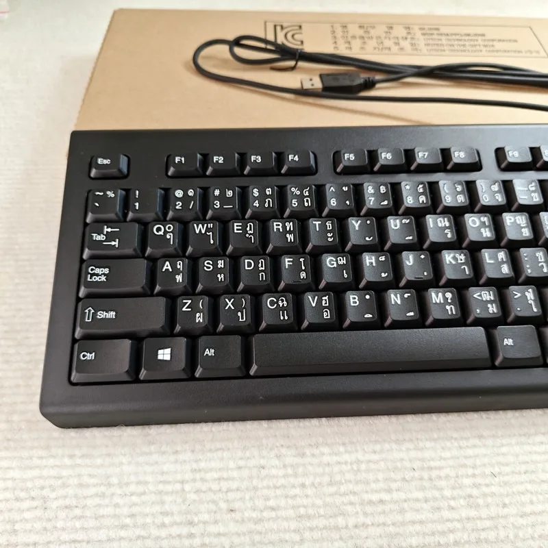 Thai layout USB wired keyboard - Gaming Keyboard Blue Switches review and price