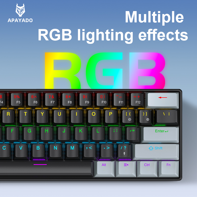 APAYADO K61 Mini Mechanical Ke - Gaming Keyboard And Mouse Set review and price