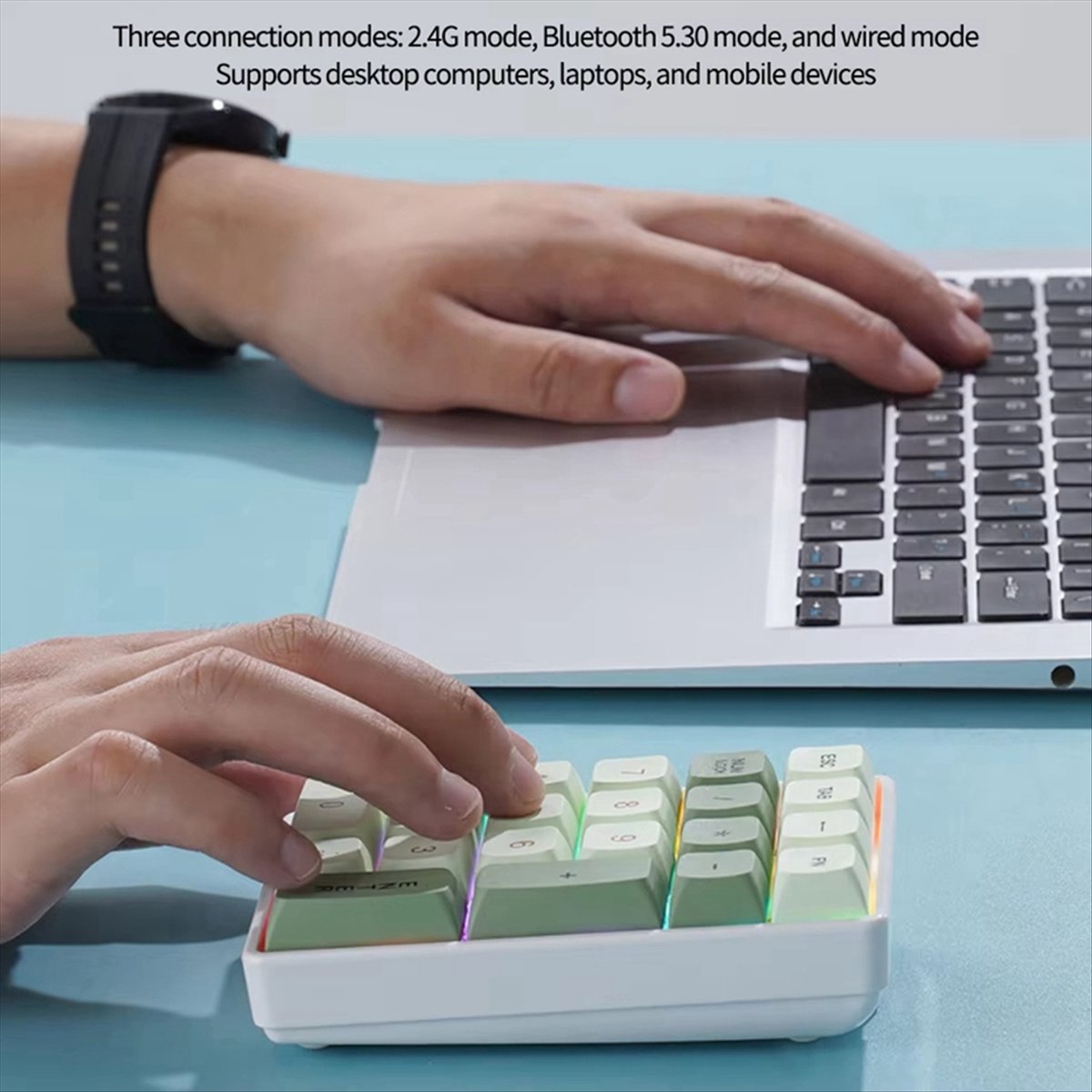 N86R 21Keys Mini Keyboard 2.4G - Gaming Keyboard Number Pad review and price