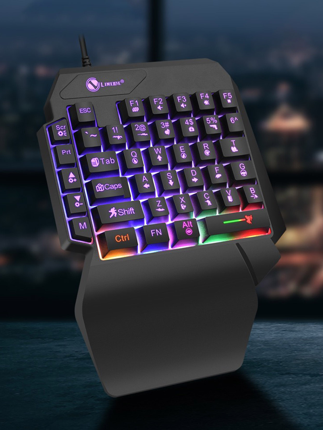 Mechanical One-Handed Light Ga - Gaming Keyboard Half review and price