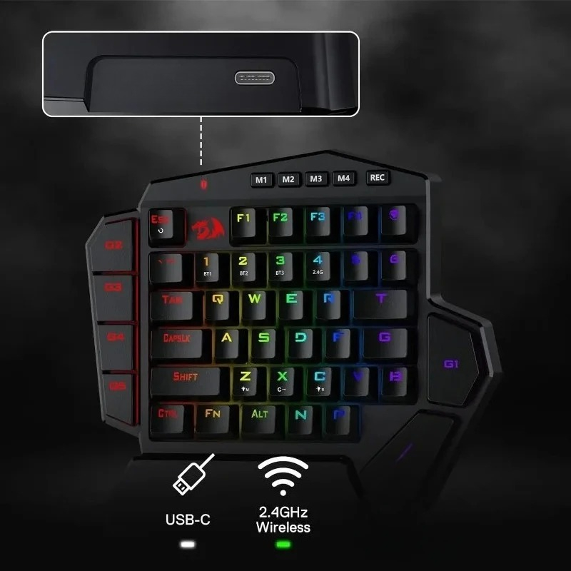 New Redragon K585 PRO Wireless - Gaming Keyboard Half review and price