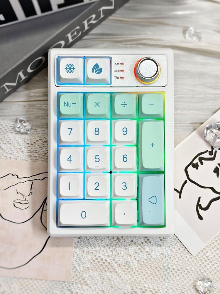 Tri Modes Bluetooth KEYCOOL Pr - Gaming Keyboard Number Pad review and price