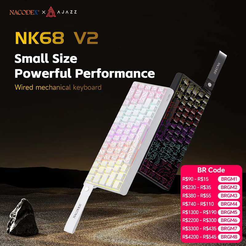 AJAZZ NK68V2 Single-Mode Wired - Gaming Keyboard And Mouse Set review and price