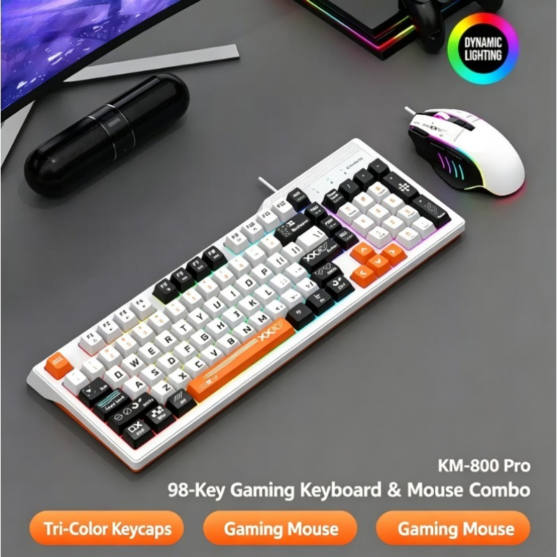 K8pro 3 In 1 Gaming Combo Wire - Gaming Keyboard And Mouse Set review and price