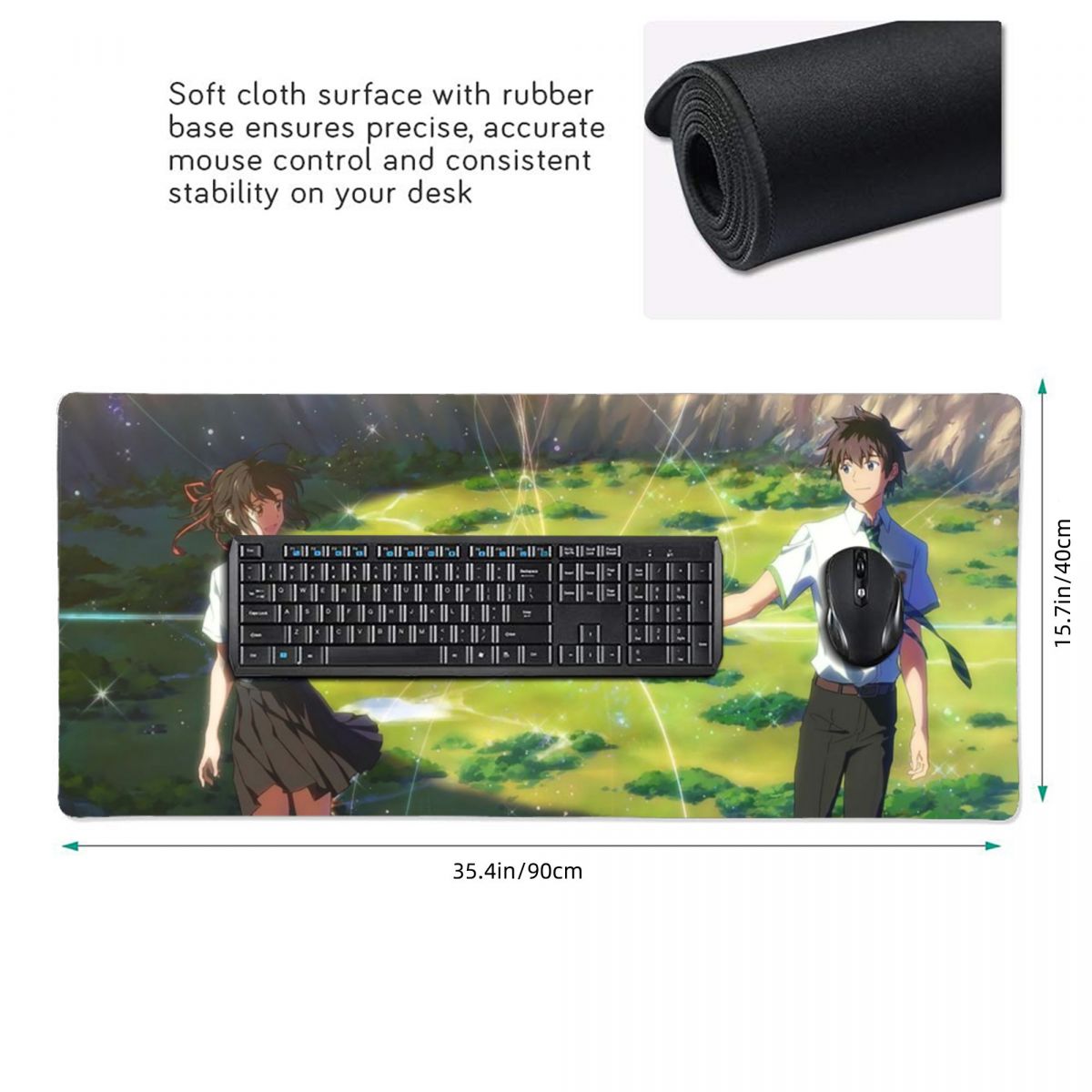Japanese Anime Your Name Large - Gaming Keyboard Name review and price
