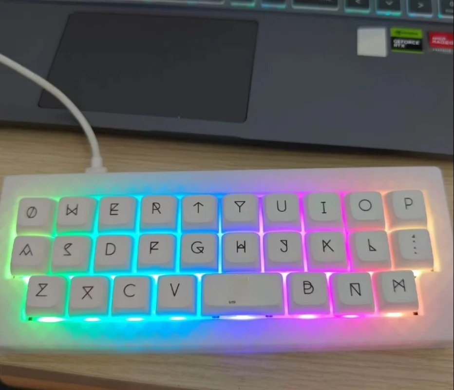 MiFuny Alpha28 Mini Keyboard K - Gaming Keyboard Half review and price