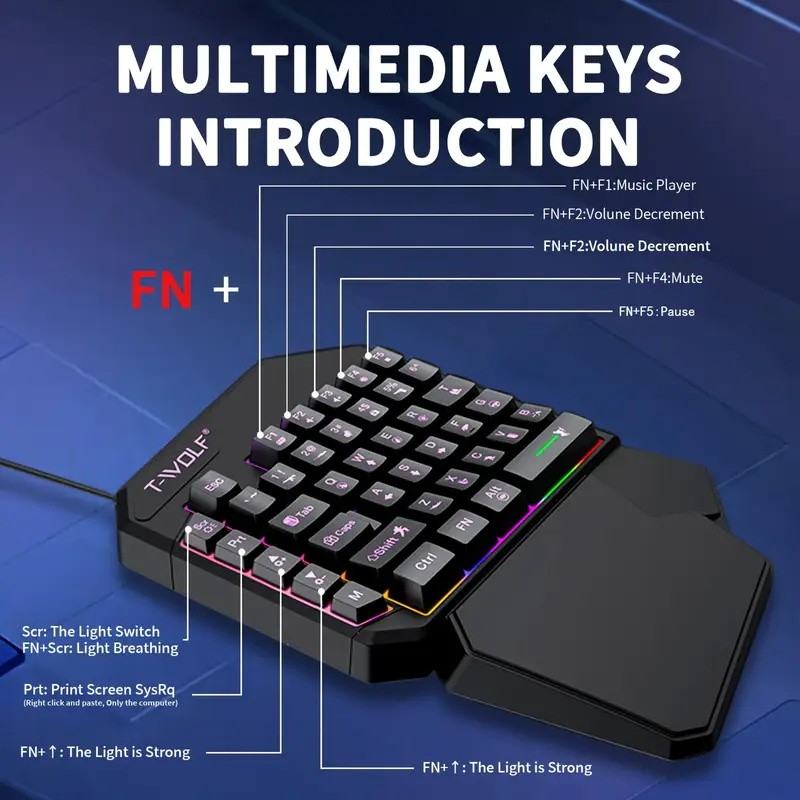 FocusOnPC TF900 2-in-1 Mobile  - Gaming Keyboard And Mouse Set review and price