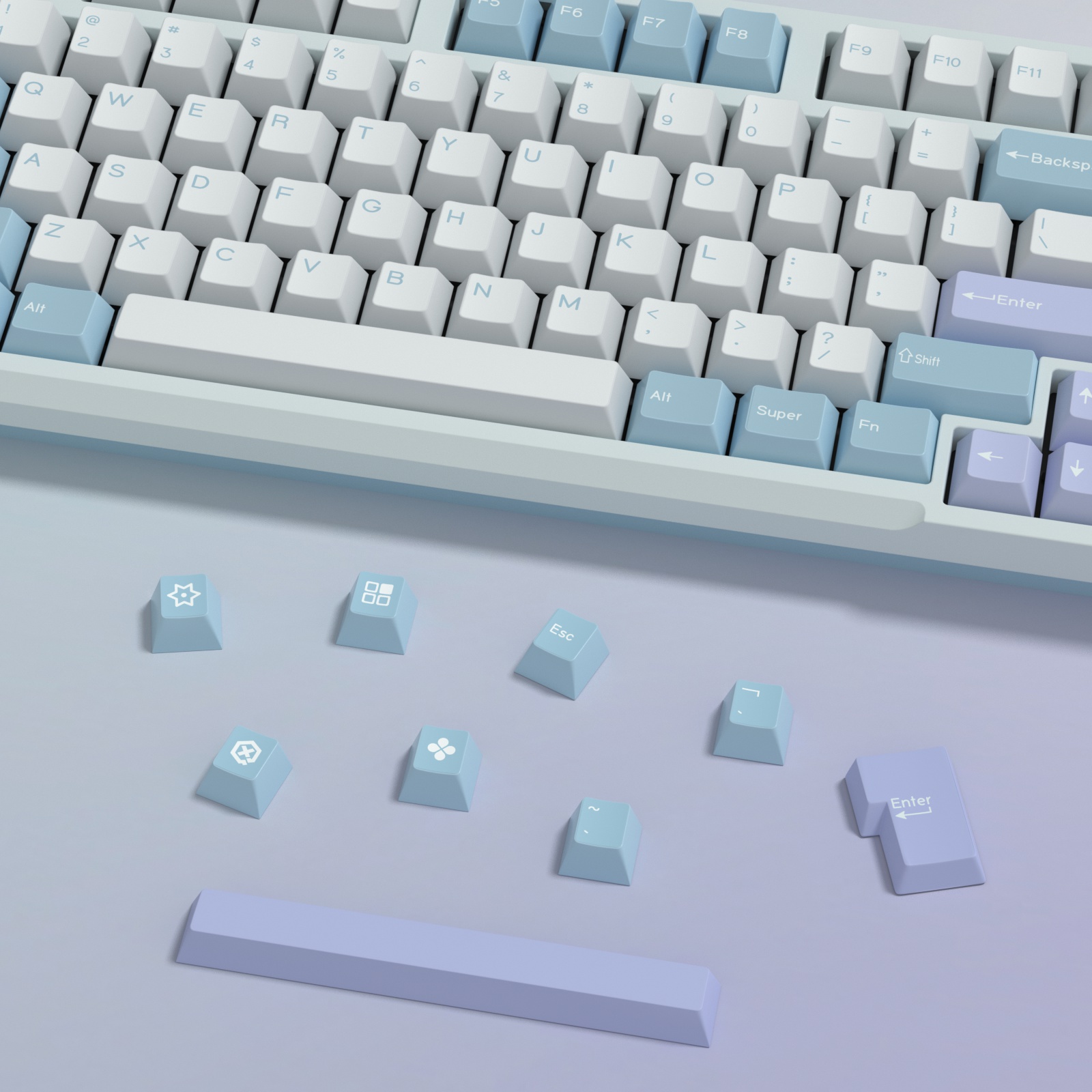 KBDiy GMK Illusion Keycap Cher - Gaming Keyboard Number Pad review and price