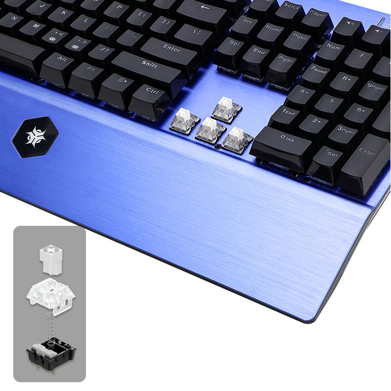 HEXGEARS GK739 Hot Swappable d - Gaming Keyboard Blue Switches review and price