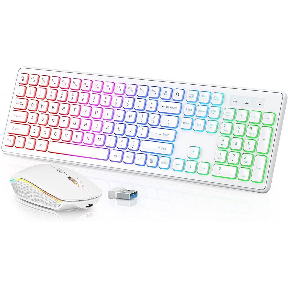 Backlit Wireless Keyboard and  - Gaming Keyboard And Mouse Set review and price