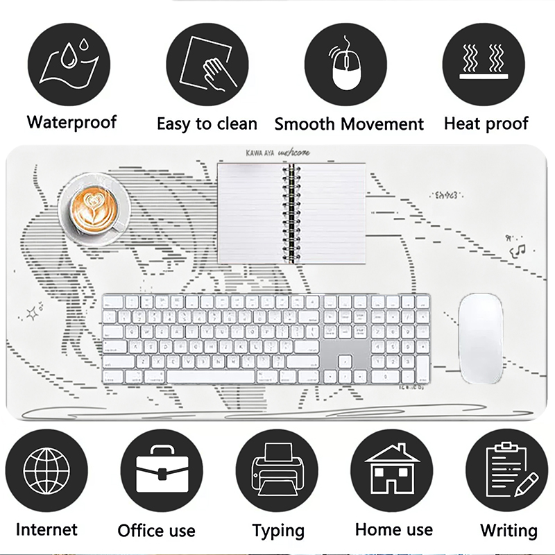 1Pcs Leather Mouse Pad Anime A - Gaming Keyboard High Ground review and price